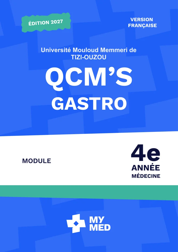 Qcm Classé - Gastro - 4 année médecin