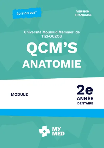 QCM classés – Anatomie – 2e année de médecine dentaire