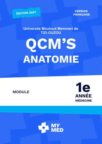 Qcms Classées - Anatomie - 1ère Année Médecine - Tizi Ouzou