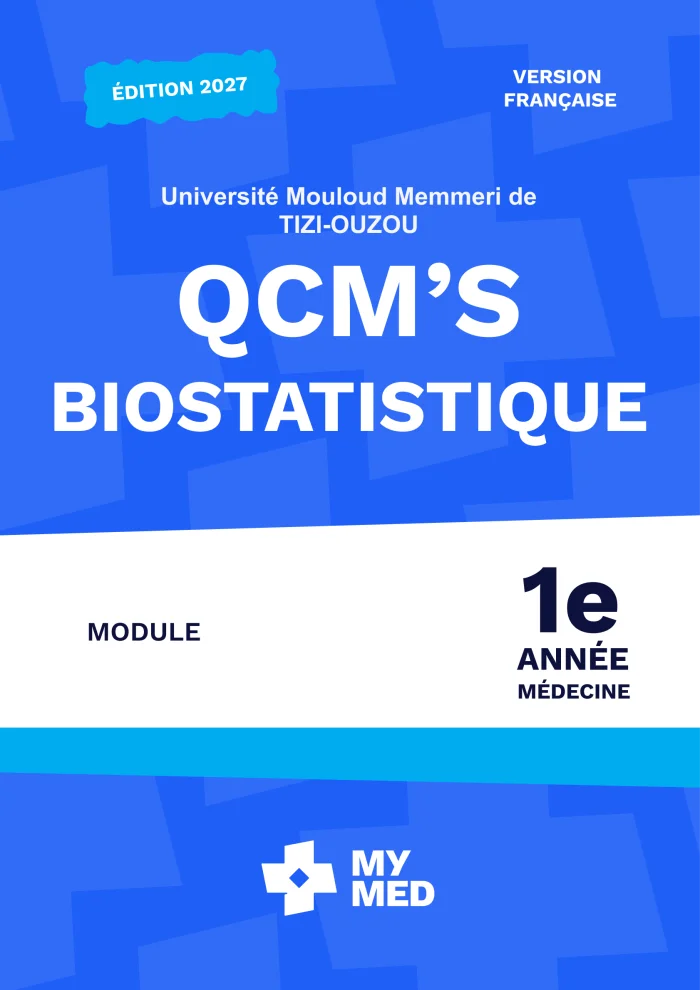 Qcms Classées - Biostatistiques - 1ère Année Médecine - Tizi Ouzou