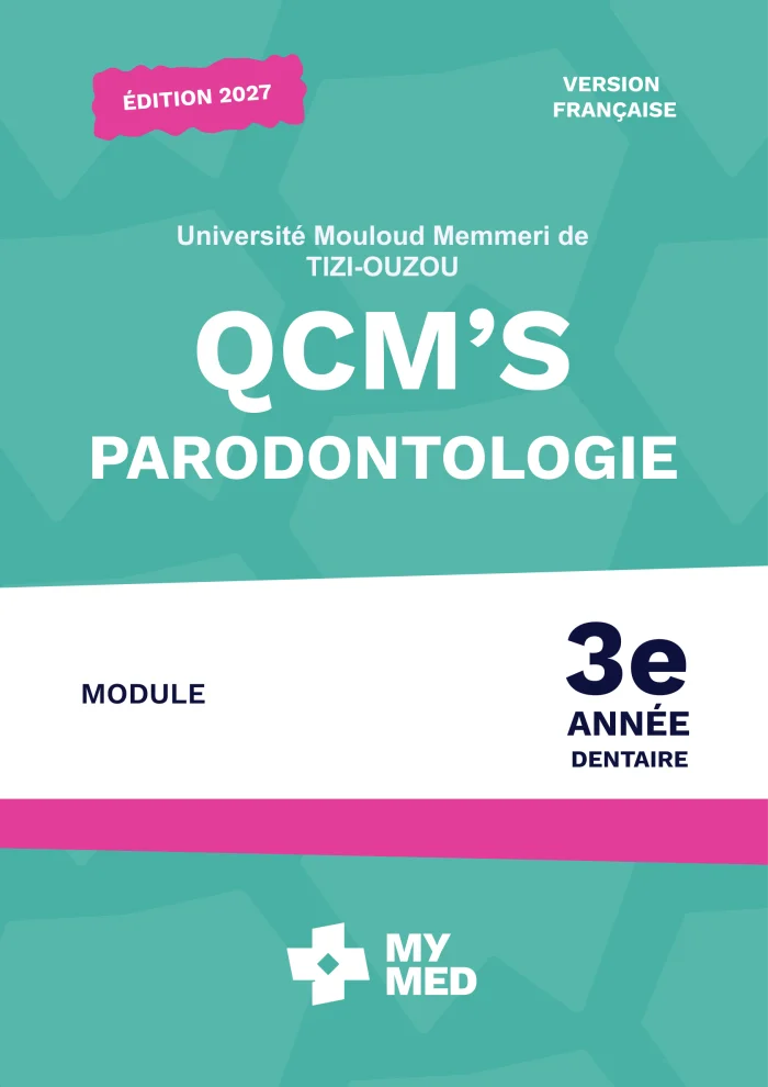 QCM classés – Parodontologie – 3e année dentaire