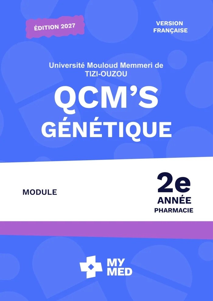 QCM classés – Génétique – 2e année pharmacie