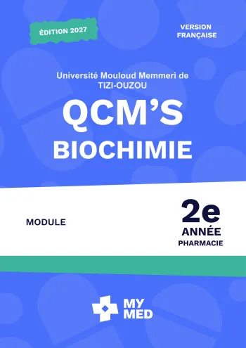 Qcm classé - Biochimie - 2e anné pharmacie
